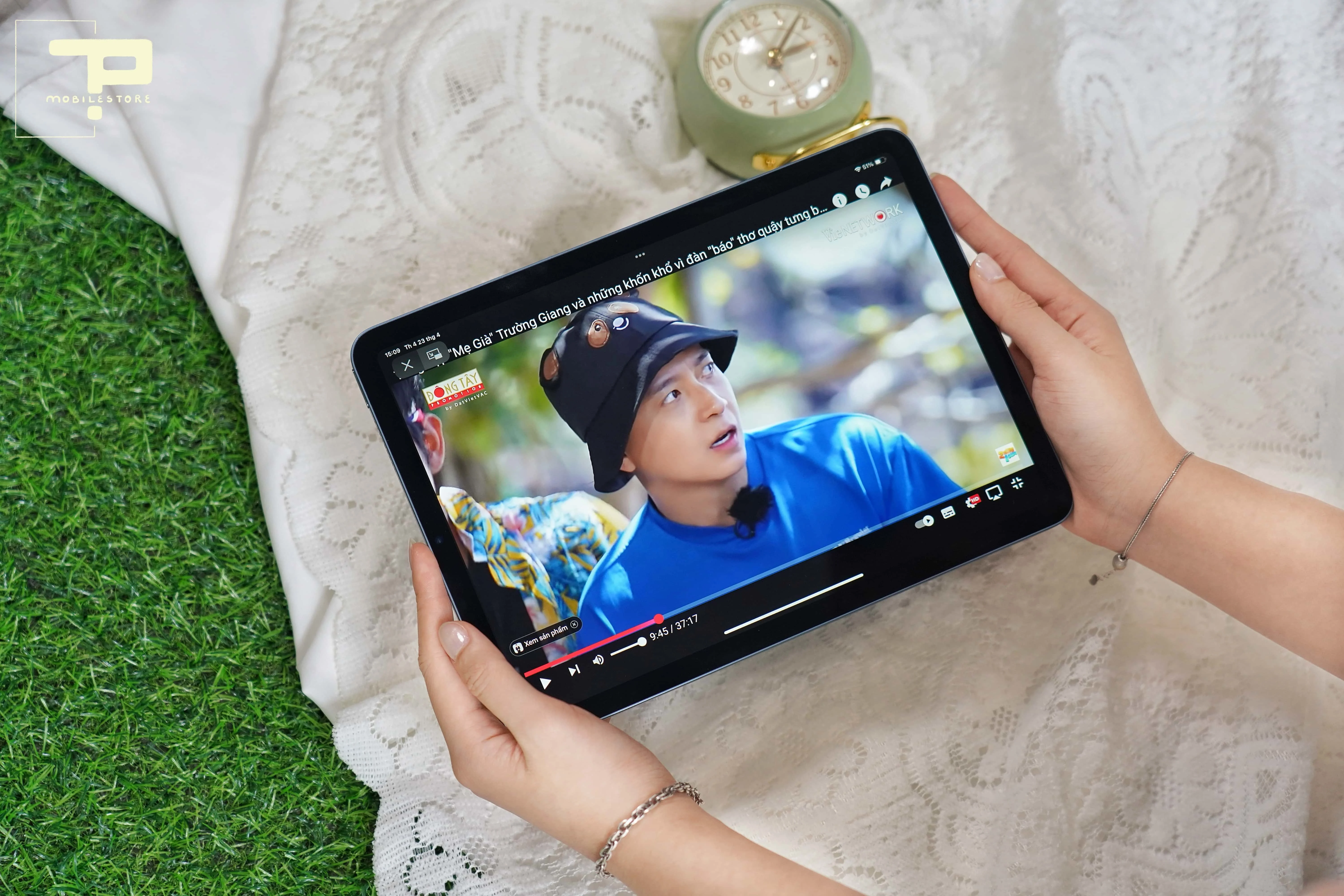 iPad Air 5 bảo hành 12 tháng miễn phí tại TP Mobile.