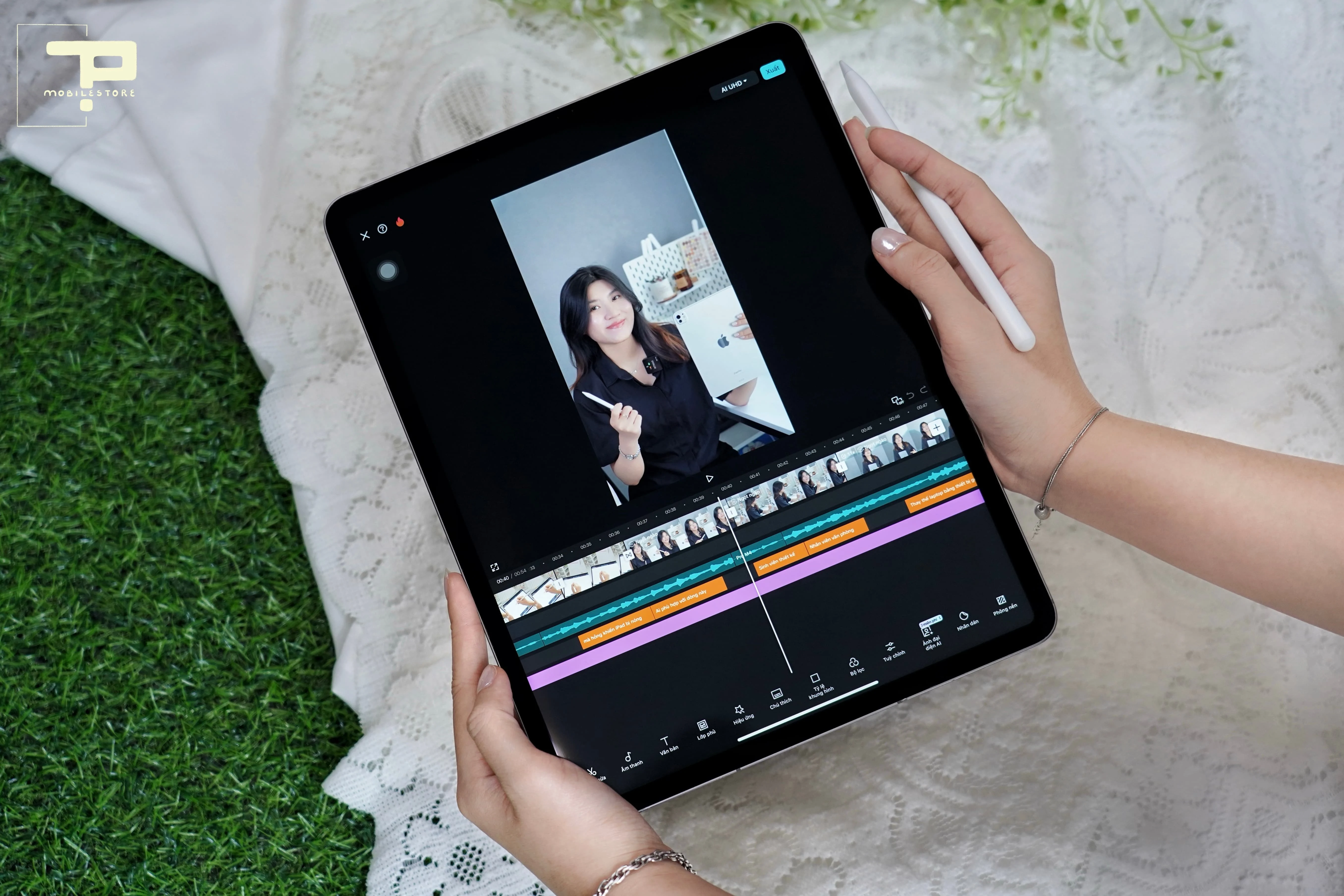 iPad Pro M2 màn hình đẹp, edit video thả ga.