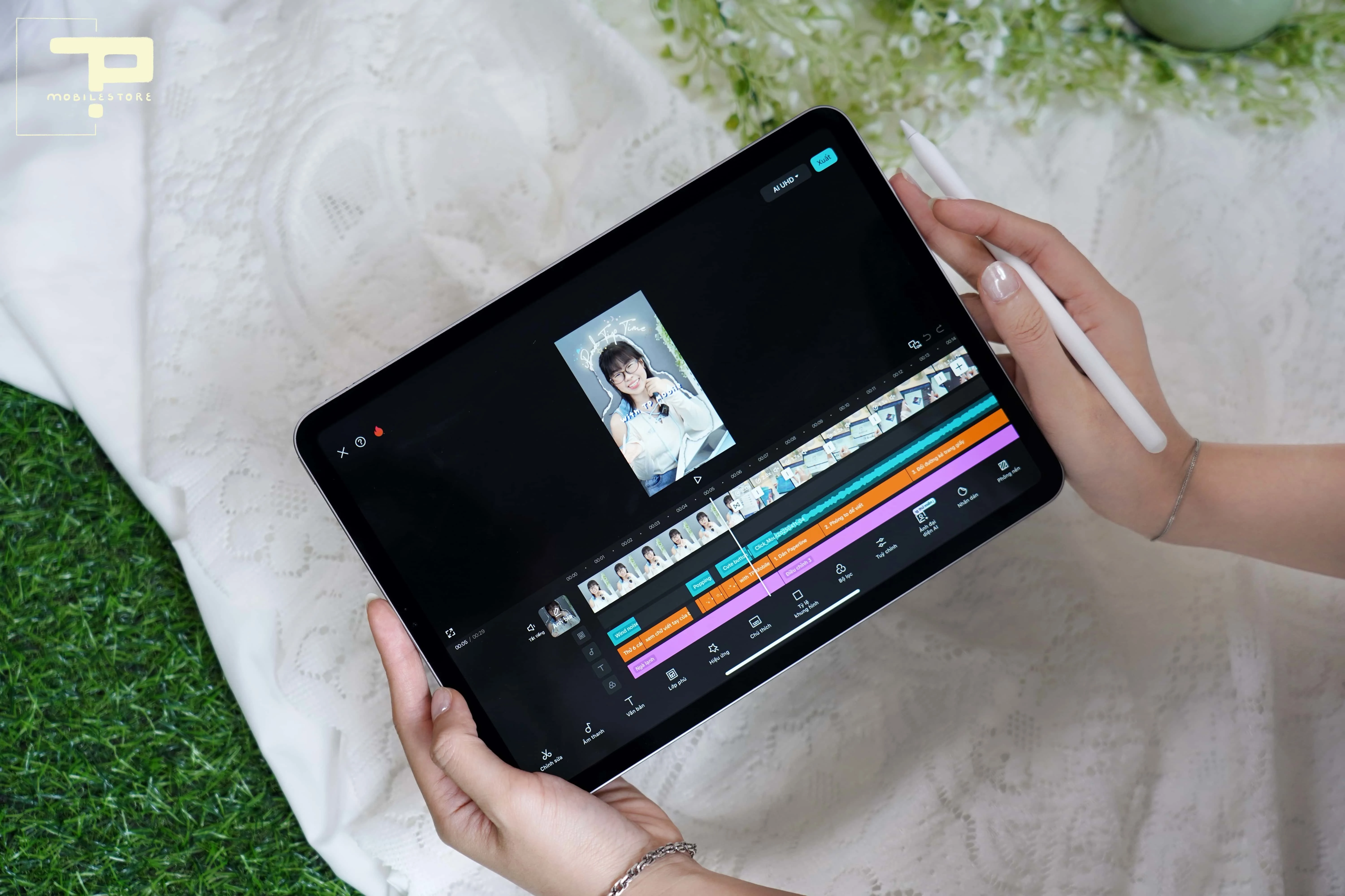 iPad Pro M2 cân tốt các tác vụ đồ họa nặng như edit video