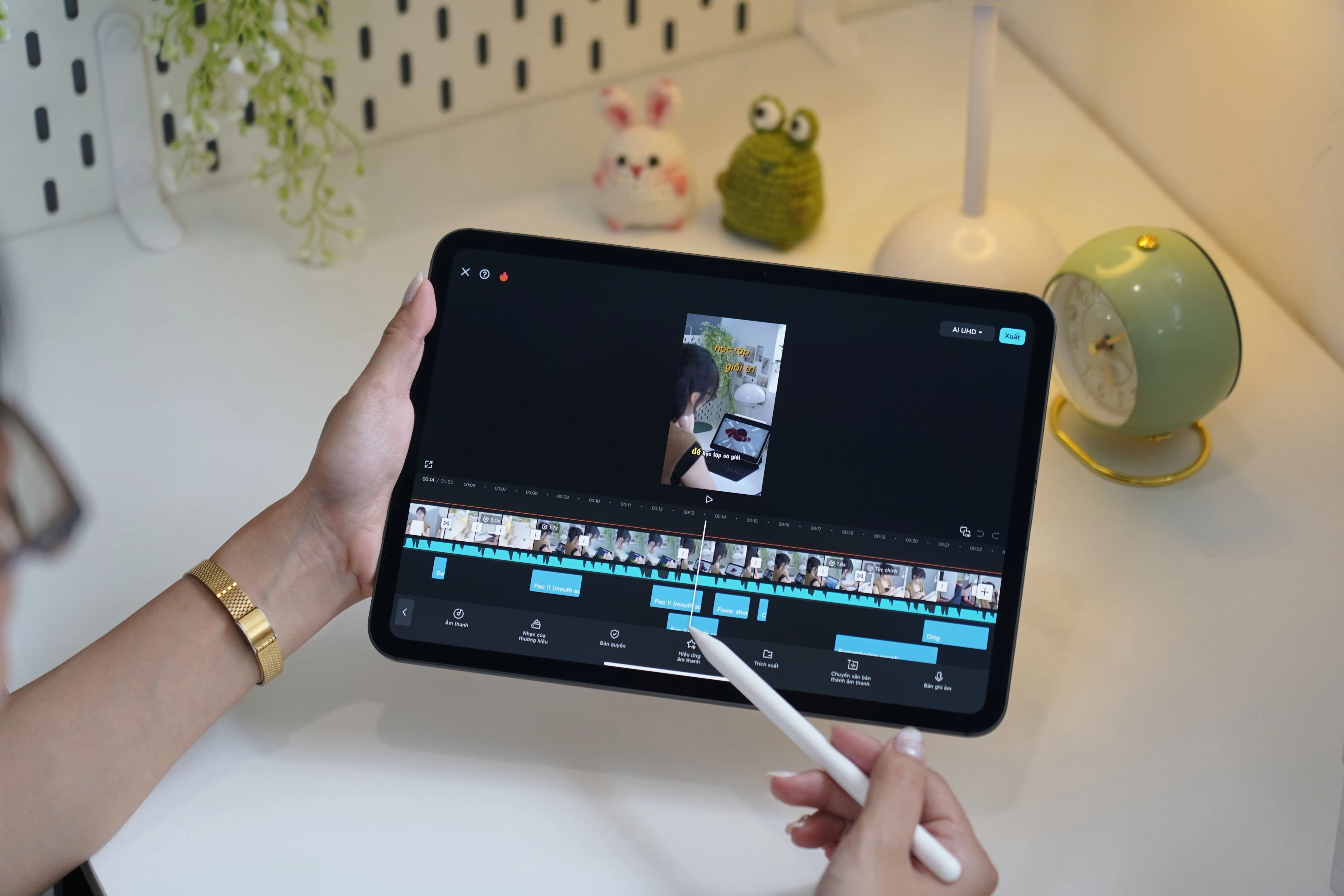 iPad Pro M4 với Apple Pencil Pro