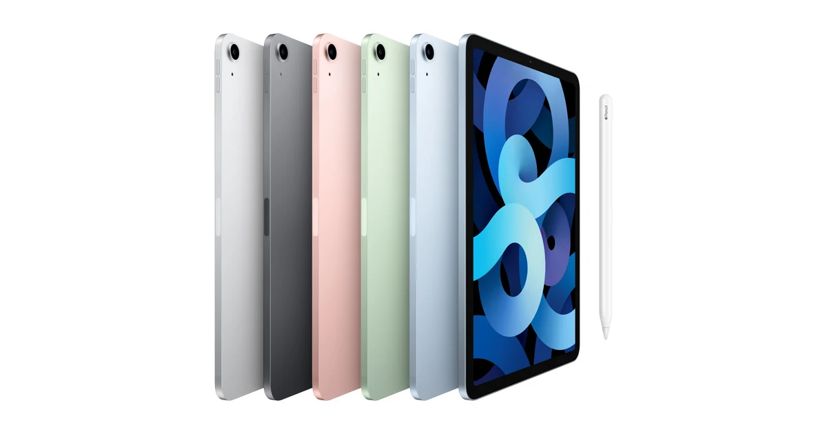 iPad Air 4 gồm 5 màu sắc đa dạng