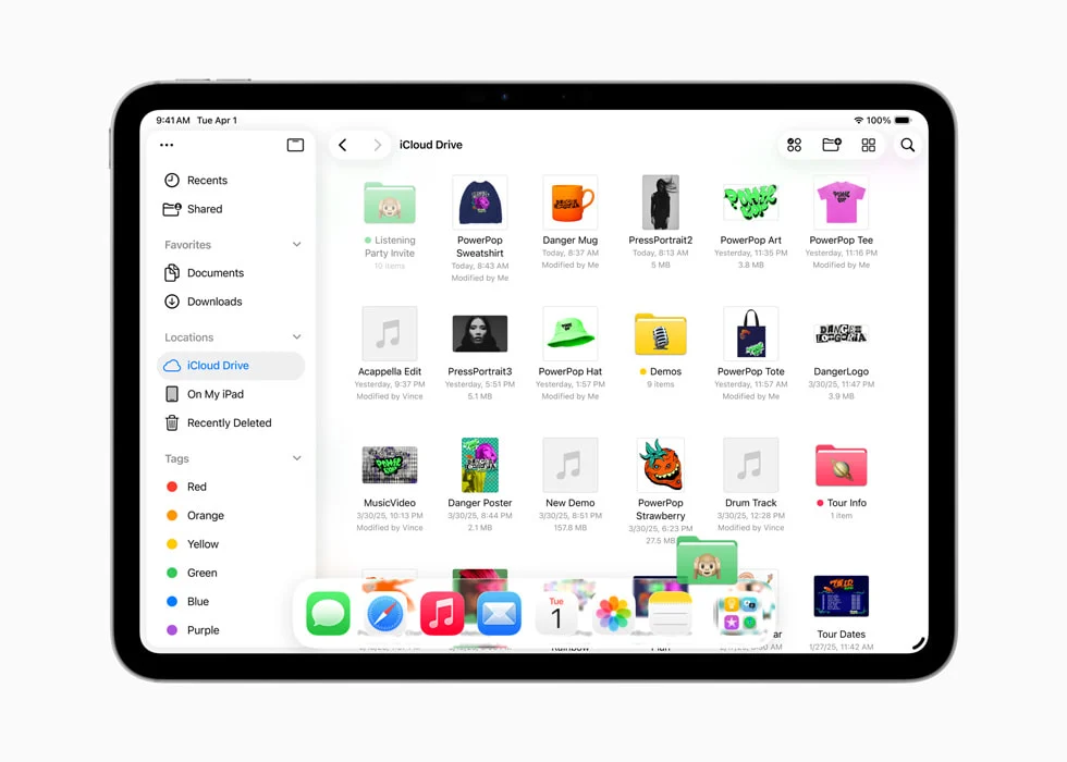 Tính năng xem trước ứng dụng như MacOS.