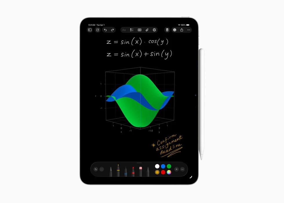 iPadOS 26 Ghi chú máy tính mới nhất.