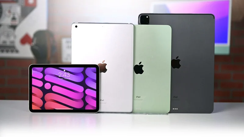 Tổng hợp các dòng iPad đang có tại TP Mobile.